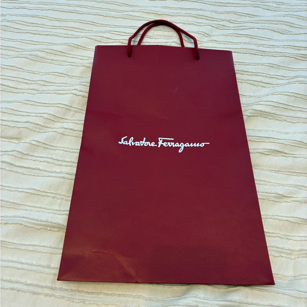 🆓🆓🆓 add-on. Salvatore Ferragamo gift bag. Used condition. Yours free as add on